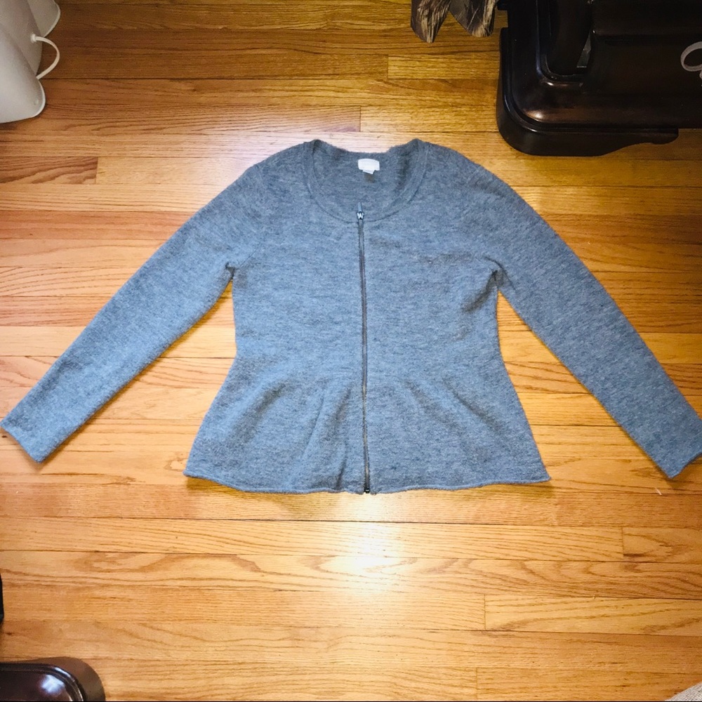 Caslon Peplum Sweater Sz L